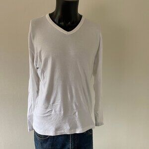 J. Crew Long Sleeve Vee Neck T-Shirt - XL